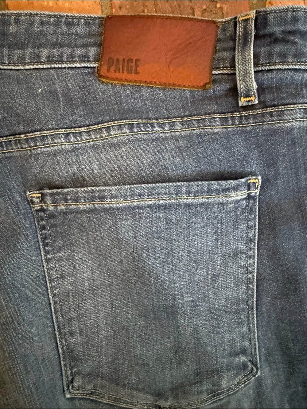 PAIGE Men’s Jeans Size 38 Made in USA Straight Leg Medium Wash Denim